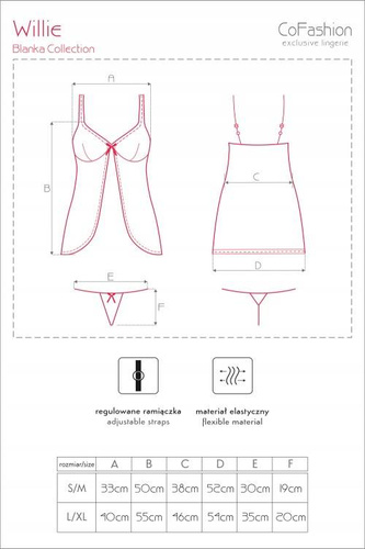 Komplet bielizny Willie CF 90299 CoFashion Marc Massimo 