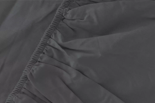 Prześcieradło z mikrofibry Poly Detexpol grafitowy