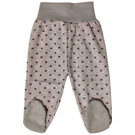 55021932 "Serduszka" półśpiochy niemowlęce Oscar Kids