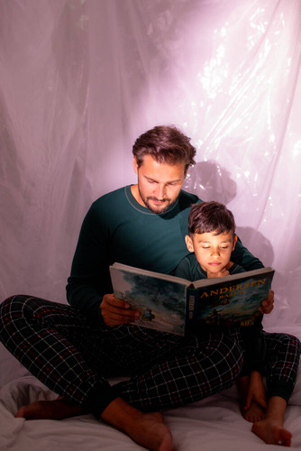 Piżama dla dziecka Fogo Italian Fashion - zielony/druk 