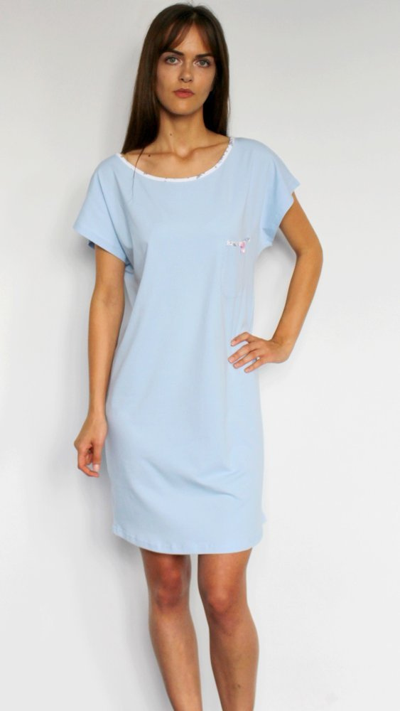 Koszula nocna 433 Maribell Forex - niebieski