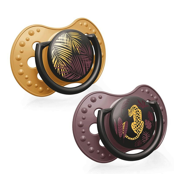 Zestaw smoczków uspokajających Jungle Vib Lovi