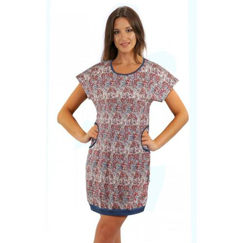 Koszula nocna krótki rękaw Awa Sesto Senso orient