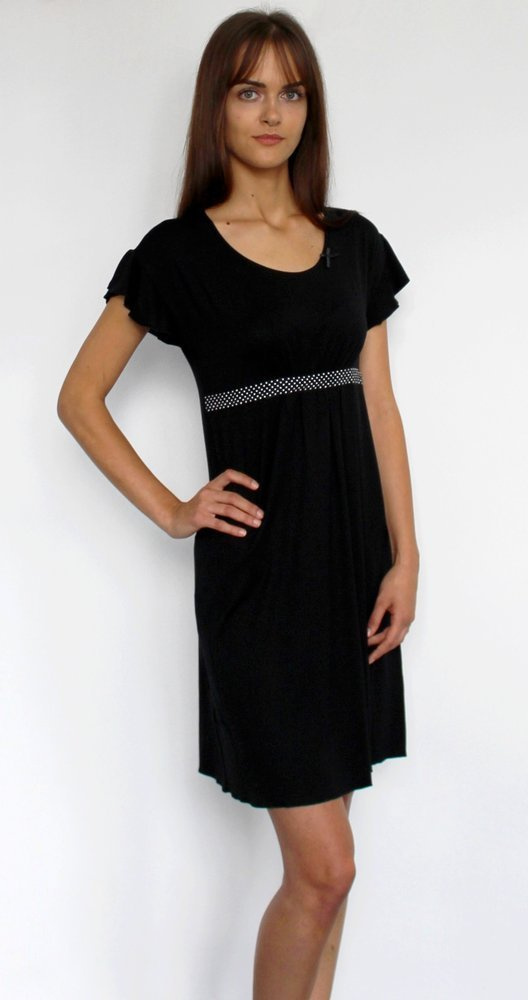 Koszula nocna 419 Julie Forex - czarny