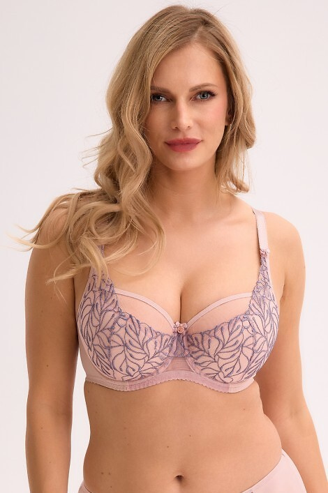 Gaia BS 1331 Wendy – biustonosz semi soft z koronką i bawełnianym wnętrzem