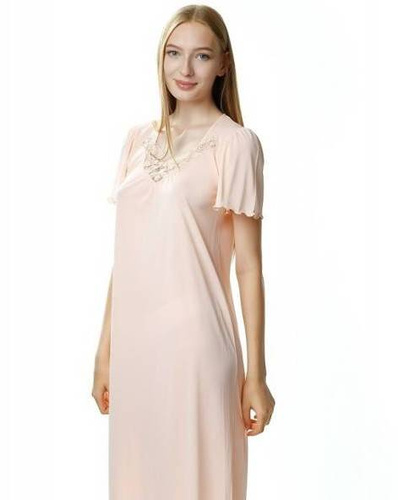 Koszula nocna damska 4112 Beatriz Mewa łososiowy