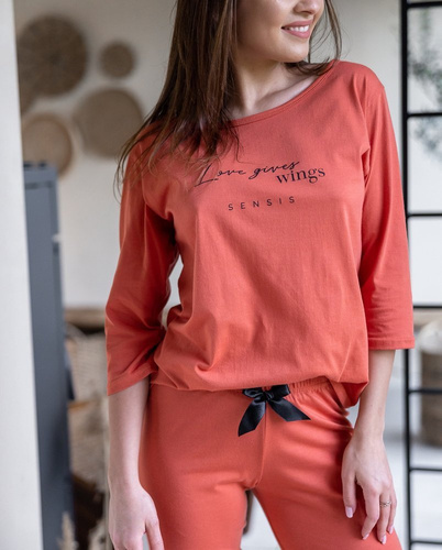 Sensis Piżama damska Hypnotic - rudy