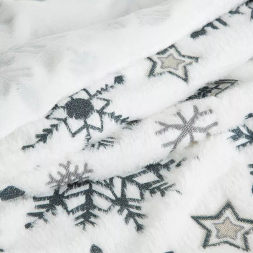 Narzuta świąteczna welurowa Carol Eurofirany granatowy  