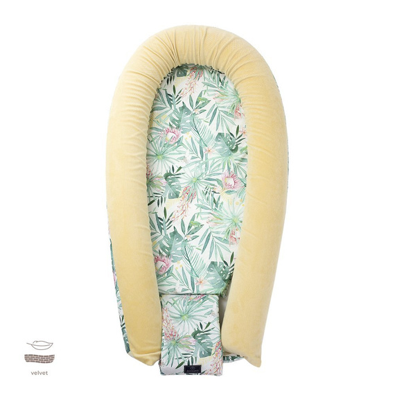 Kokon niemowlęcy Premium Night Flowers - Makaszka