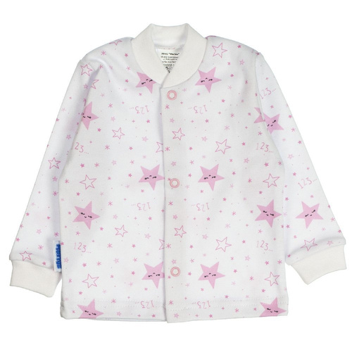 Śpiące Gwiazdki Kaftanik niemowlęcy Martex różowy