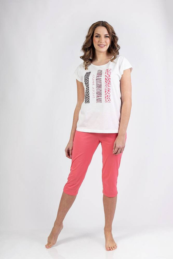 Piżama Damsak 701 Regina malinowy