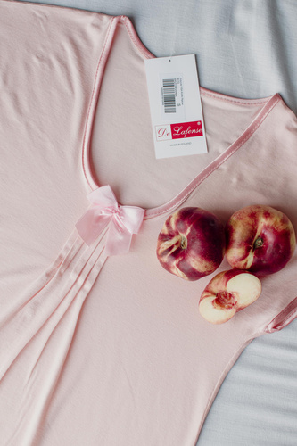 870 Visa Koszula nocna De Lafense - brzoskwinia