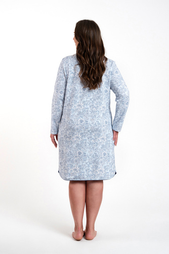 Koszula nocna damska Gracjela Italian Fashion - druk niebieski 