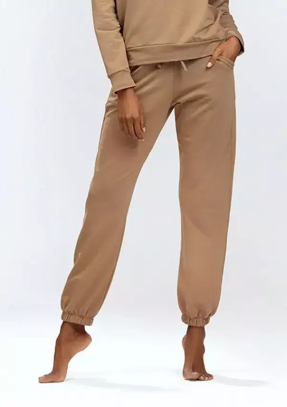 Spodnie dresowe Wenezja Dkaren brązowy