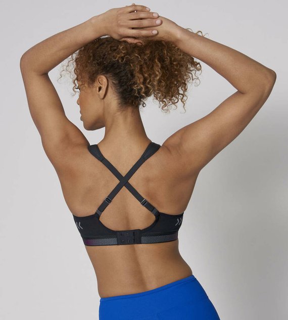 Triaction cardio cloud Biustonosz sportowy w fasonie racerback - black