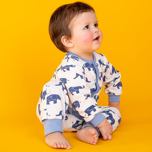 Pajac bez stópek Elephant Eevi- ecru