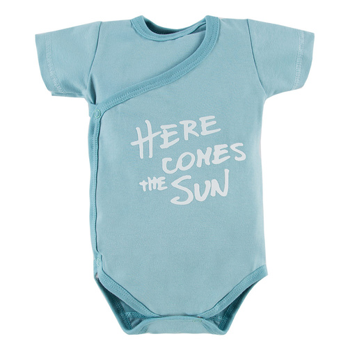 Body rozpinane z krótkim rękawem Sahara Eevi - niebieski