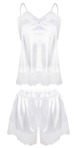 Brenda Komplet piżama damska DKaren- jasny ecru