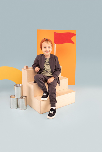 Spodnie dla chłopca Olivier Pinokio - grafit