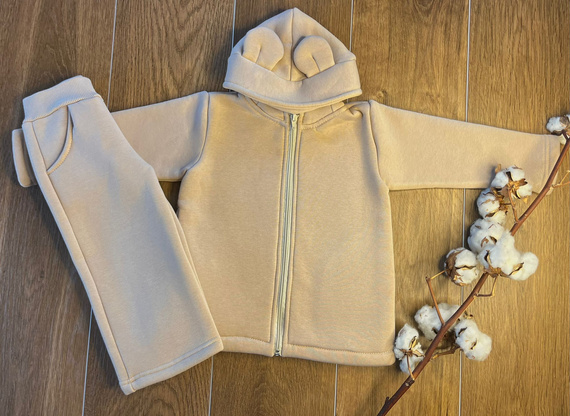 Dres dziecięcy Mamatti DH101 – bluza na zamek i spodnie z kieszeniami
