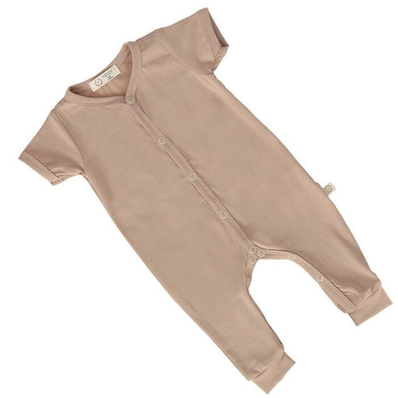 Rozpinany rampers bambusowy BEIGE yosoy - beż