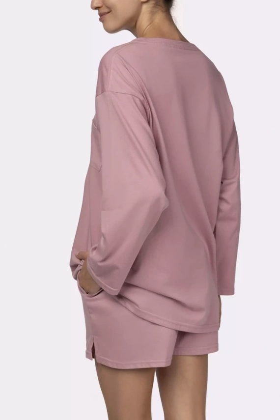 Piżama damska Joy longsleeve Mona pink