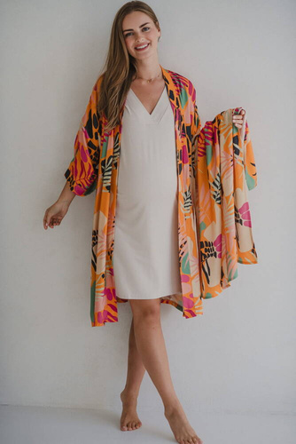 Otulacz bambusowy Tropical Orange Milk&Love