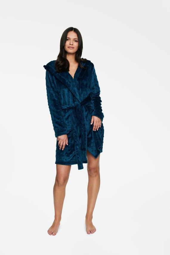 Szlafrok damski 40133 Hooper Henderson teal green