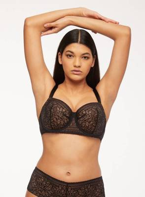 Biustonosz miękki SC-857 Mandala III Kinga czarny