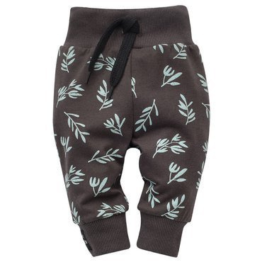 "Stay Green" Legginsy niemowlęce  Pinokio - grafit druk