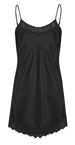 Milan Koszulka satynowa damska DKaren czarna