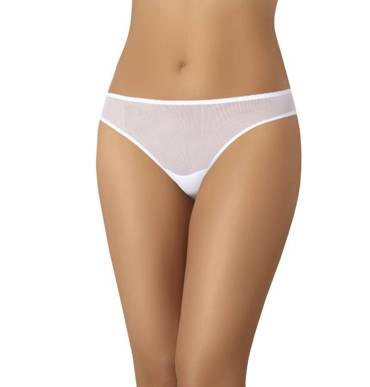 Figi damskie siateczkowe Agil Teyli - biały