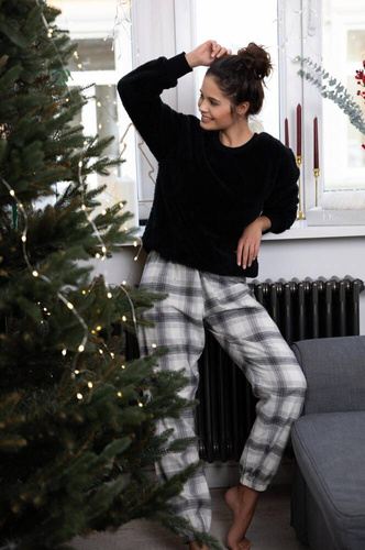 Piżama damska Meredith Sensis - czarny