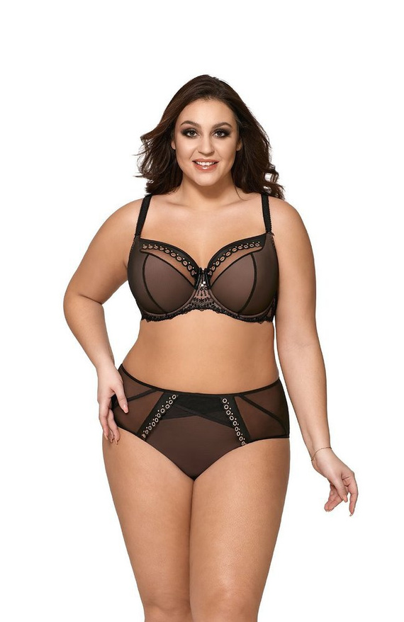 Biustonosz półusztywniany 1896 Ava czarny