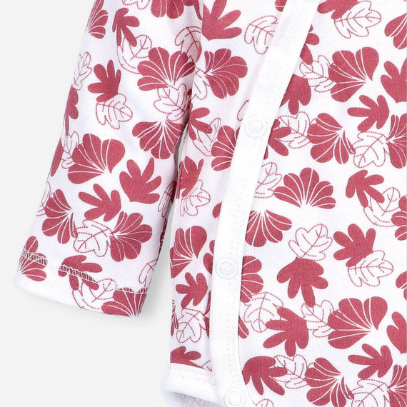 Body kopertowe z bawełny organicznej Wesoła Panda Nini druk