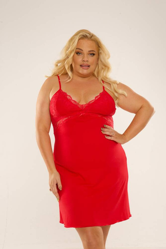 Koszula nocna 739 Velar Forex - czerwony