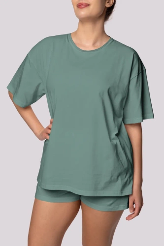 Piżama damska Bliss shortsleeve Mona oliwkowy 