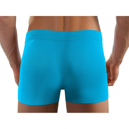 Bezszwowe bokserki męskie BM07 Solar Sesto Senso - turkusowy