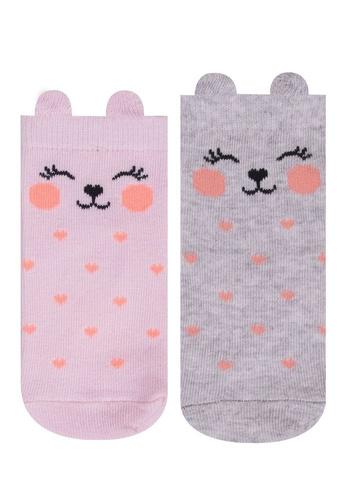 Skarpetki dziewczęce SKC/3D 10 Aplikacja YO! mix kolor