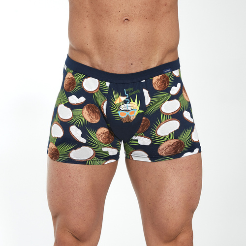 Bokserki męskie 280/218 Coconut Tattoo Cornette - granatowy