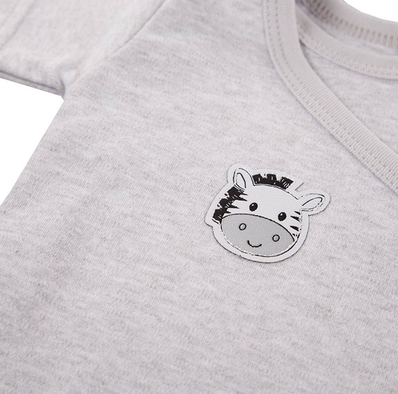 Body regulowane krótki rękaw "Baby Love" Ewa Klucze- róż