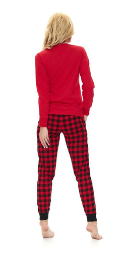 PM.9748 Piżama Damska Doctor Nap - red