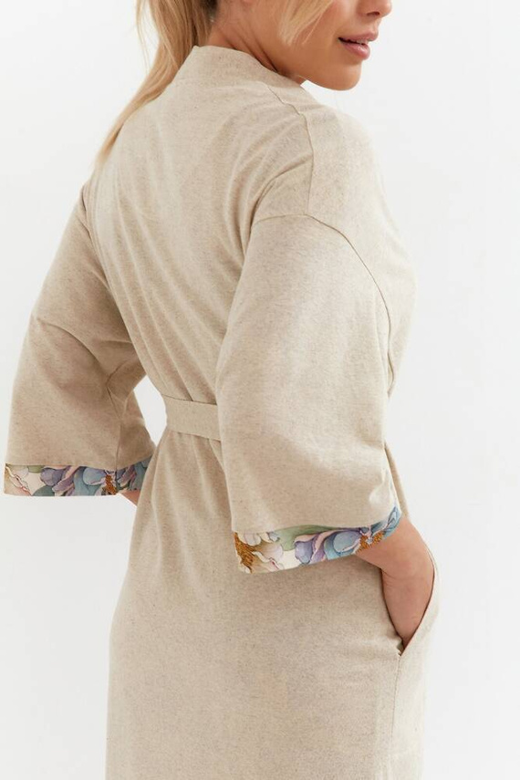 Szlafrok damski 267 Cana - beżowy