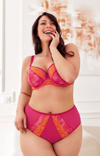 Gorsenia Biustonosz miękki K 858 Show Time amarantowy