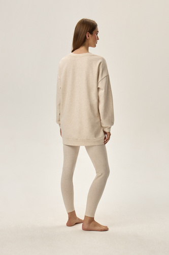 Piżama/ Komplet dresowy 41870 Fune Henderson beżowy