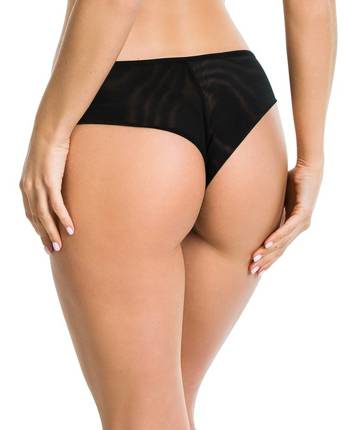 Figi damskie brazyliany 19091 Delice Mediolano czarny