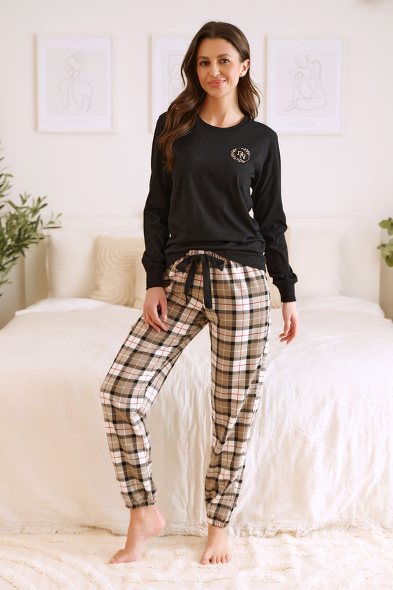 PM.5202 Piżama Damska Doctor Nap - black