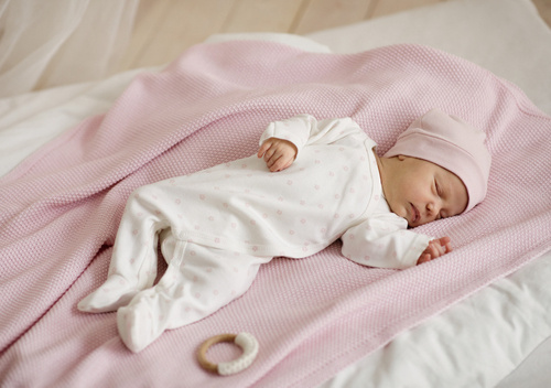 Kocyk niemowlęcy Lovely Day Pinokio - różowy