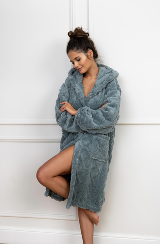 Szlafrok damski Grethen Sensis - khaki