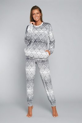 Polarowy Komplet Damski Snow Italian Fashion - szary